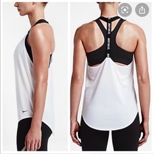 Nike favor back athletic tank top